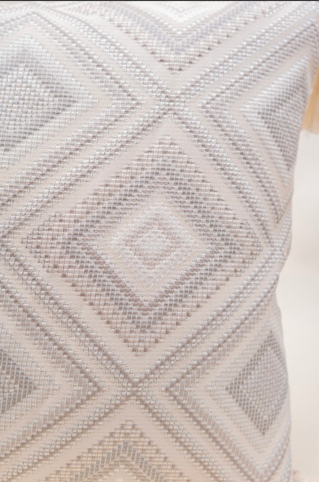 Ivory Rhythm Geometric Cushion Covers - Set of Four