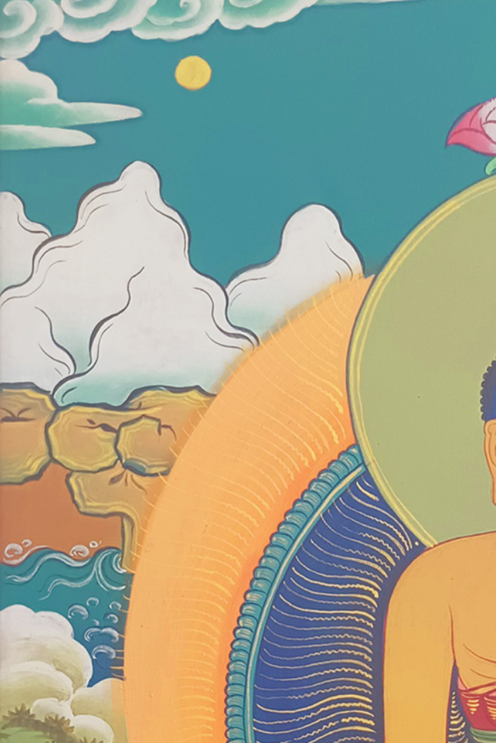 Shakyamuni – Ladakh Thangka Painting