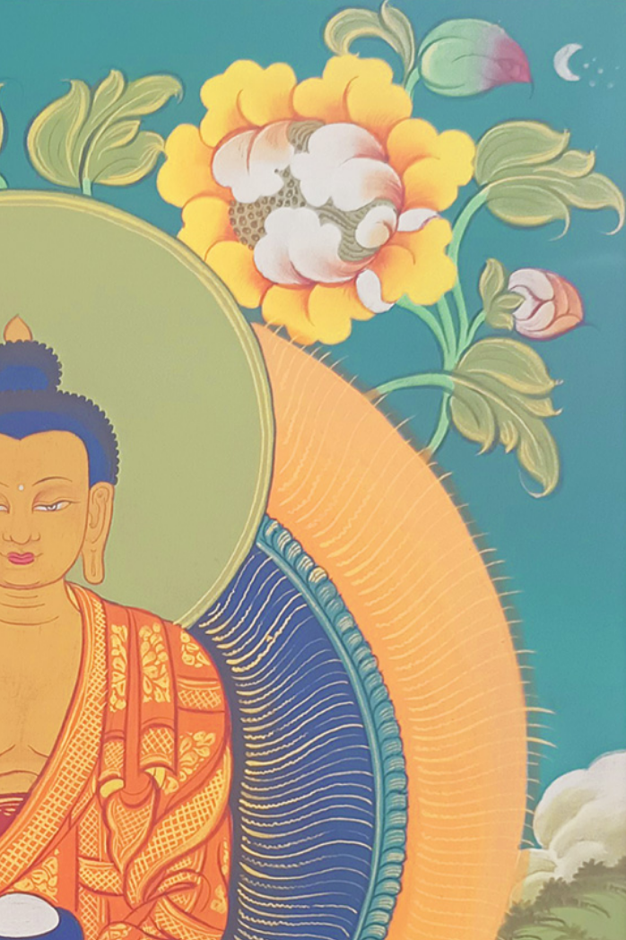 Shakyamuni – Ladakh Thangka Painting