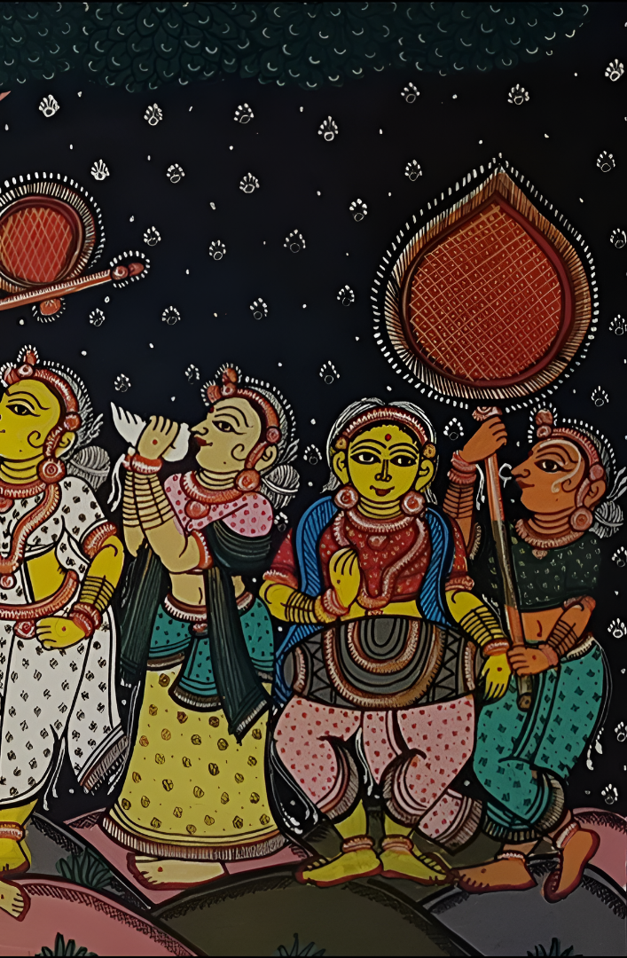 Orissa Pattachitra – Radha Krishna Rasaleela