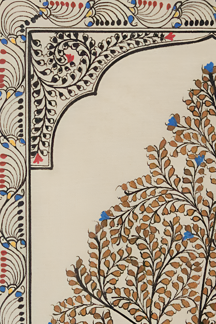 Cosmic Harmony: Tree of Life – Orissa Pattachitra Painting