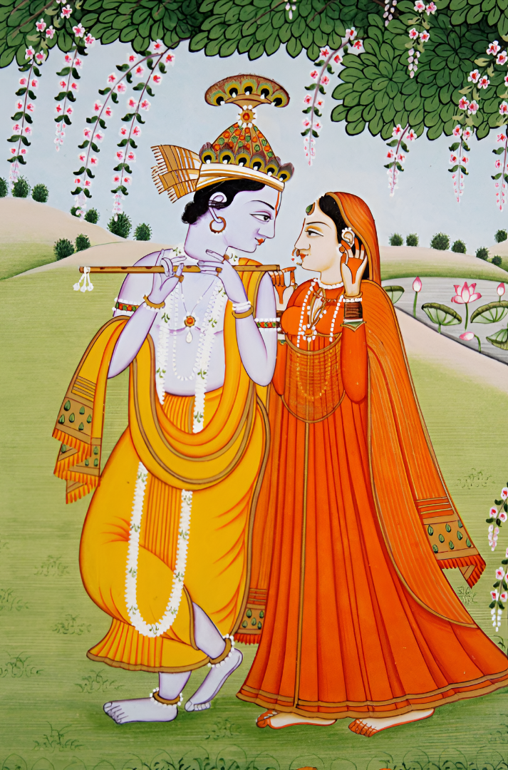 Eternal Glance – A Kangra Miniature