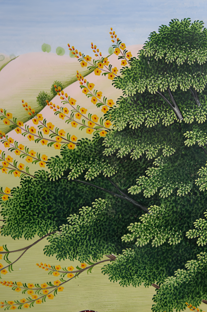 Radha in the Forest – A Kangra Miniature