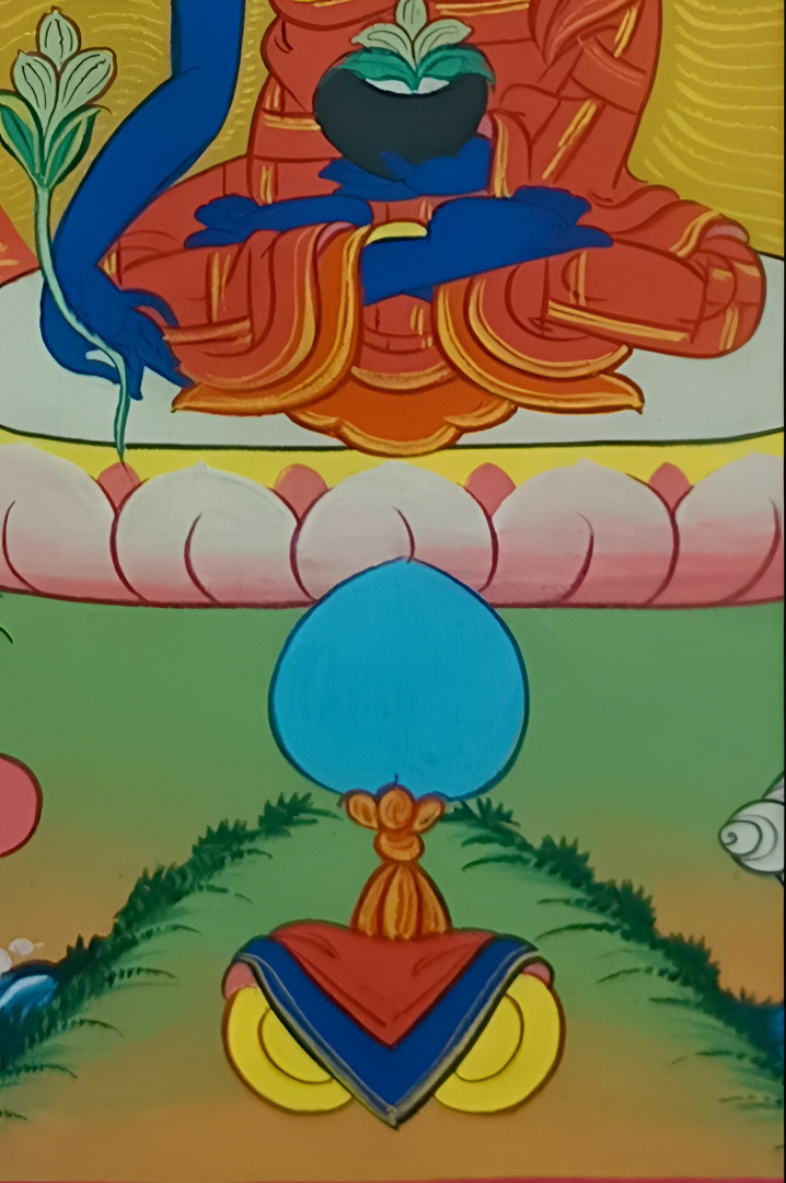 Bhaisajyaguru: The Healing Presence - Ladakh Thangka Painting