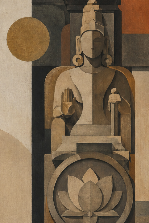Indo-Bauhaus – “Shila Dhyana”: Abstraction of Ancient Rock-Cut Cave Sculpture
