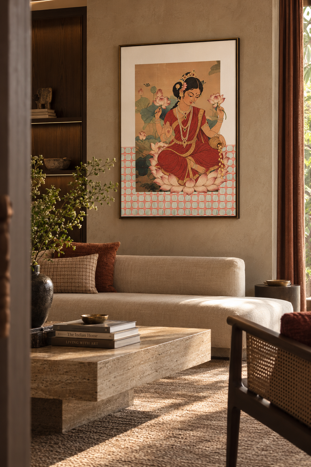 Art print - 'Shri' The Lotus of Abundance - Indian Contemporary Print