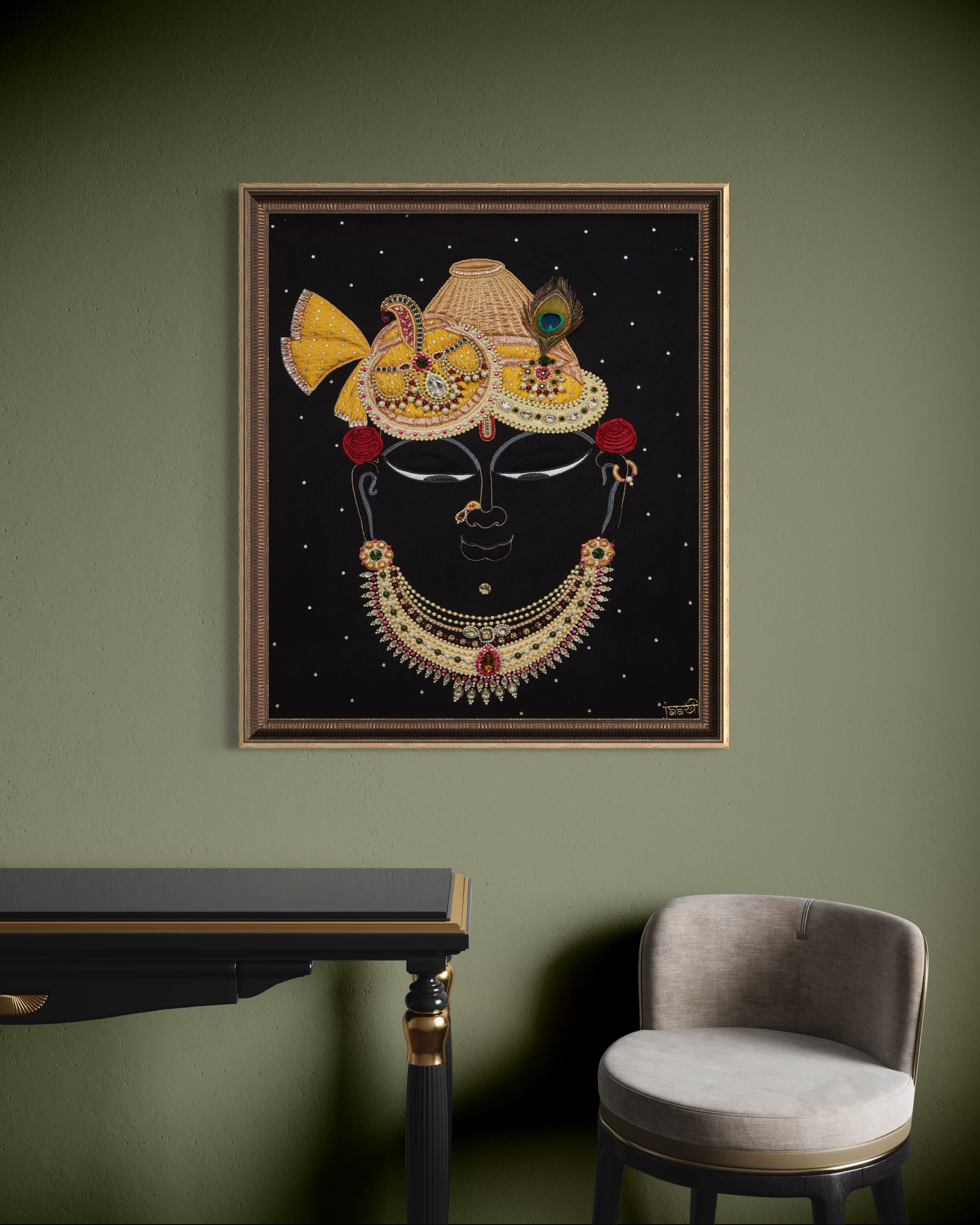 Chote Shreeji Mukharvind Tapestry