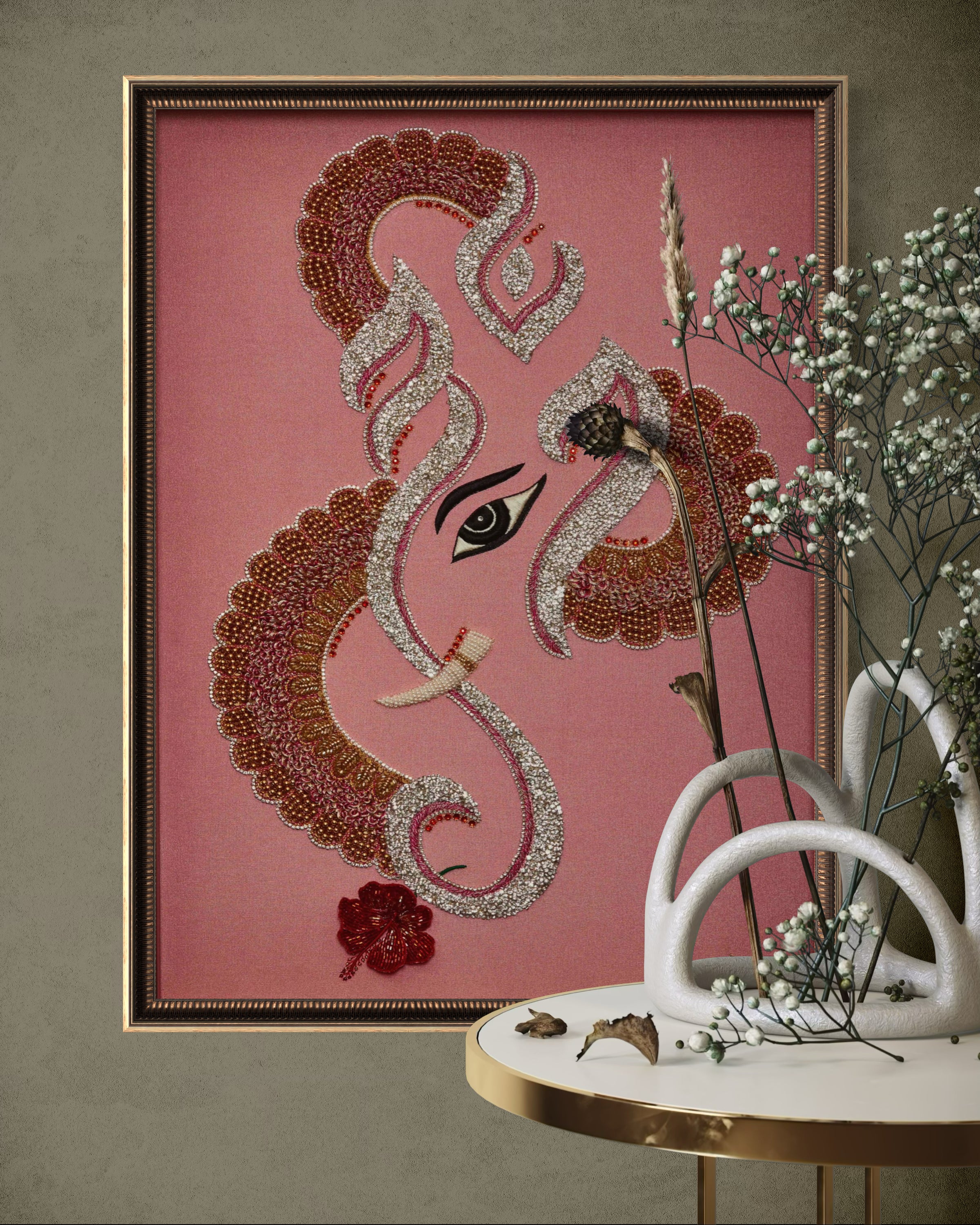 Ganeshji Abstract Tapestry