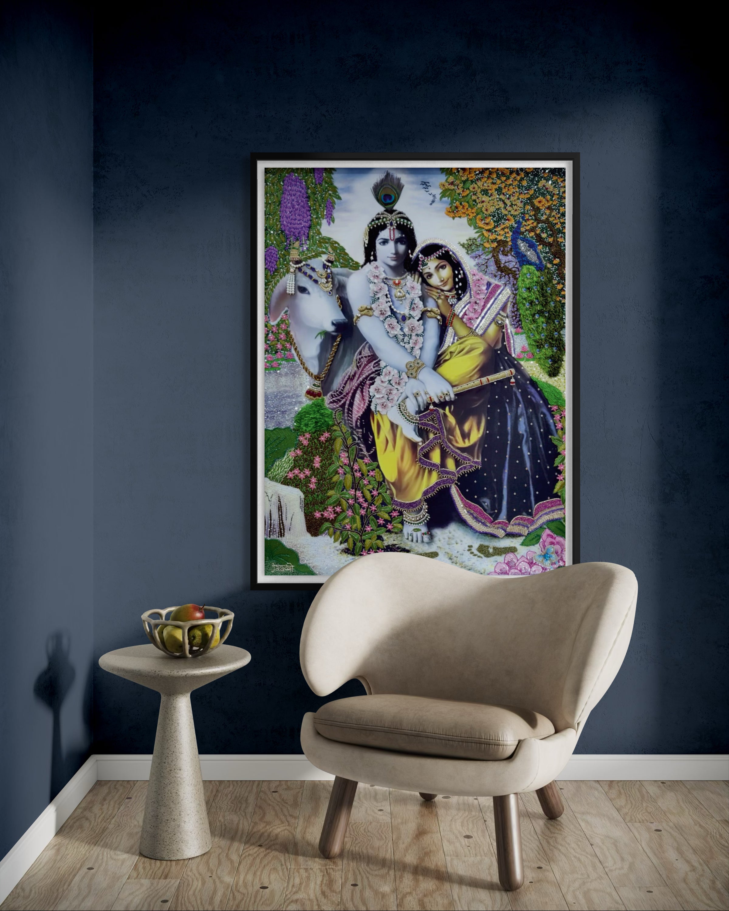 Radha Krishna Vanvihar Tapestry