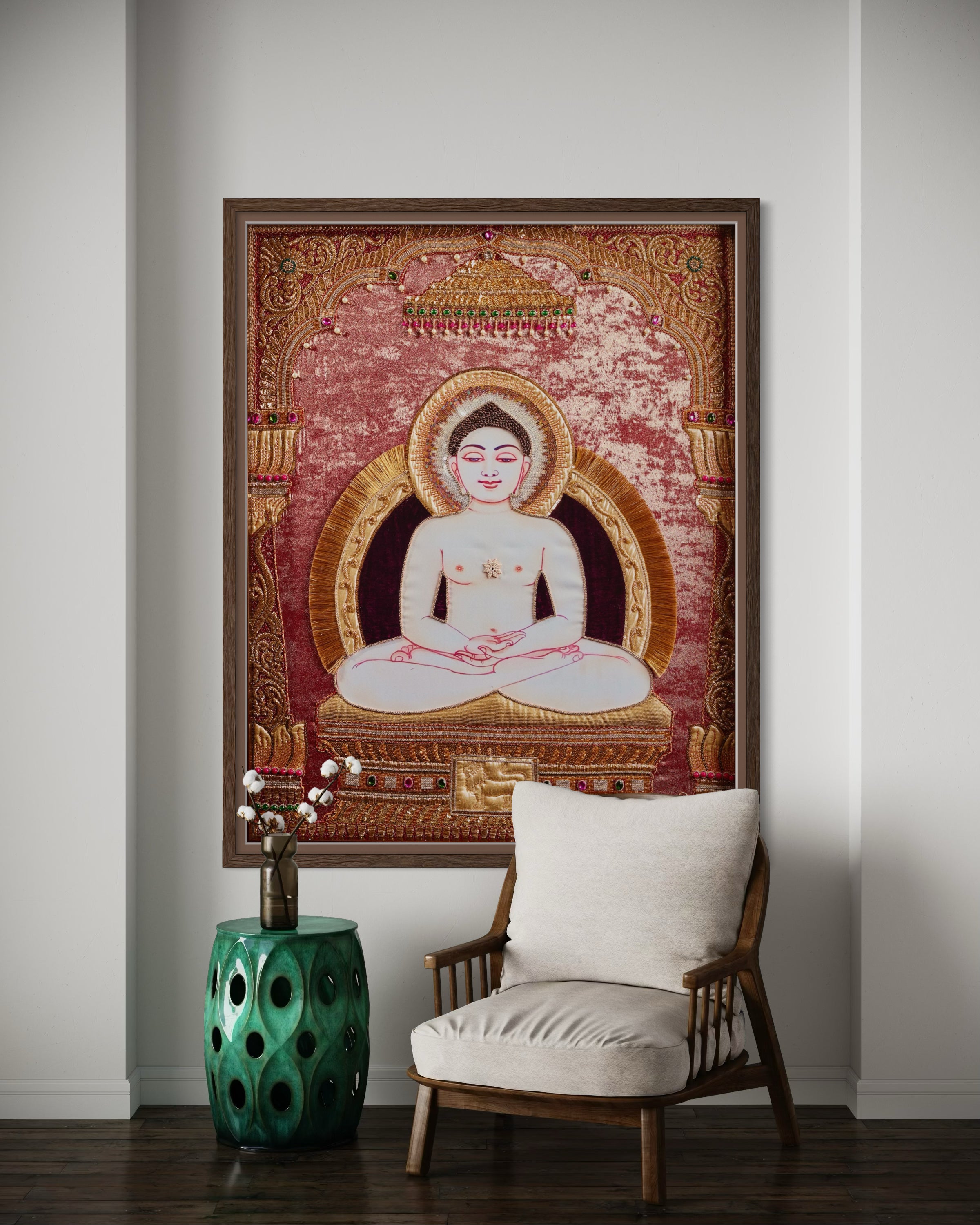 Mahavir Swami Tapestry
