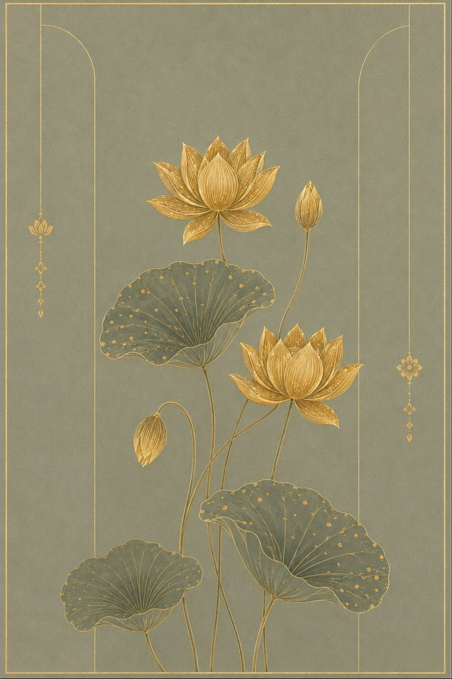 Pichwai – “Svarna Kamal”: The Lotus in Gold