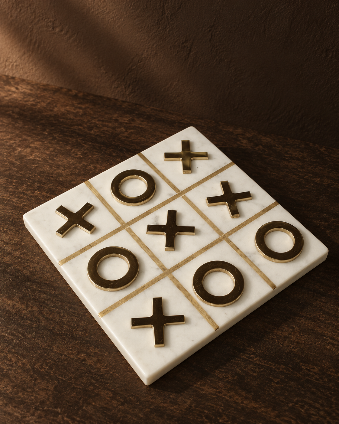 Marble Tic-Tac-Toe Set