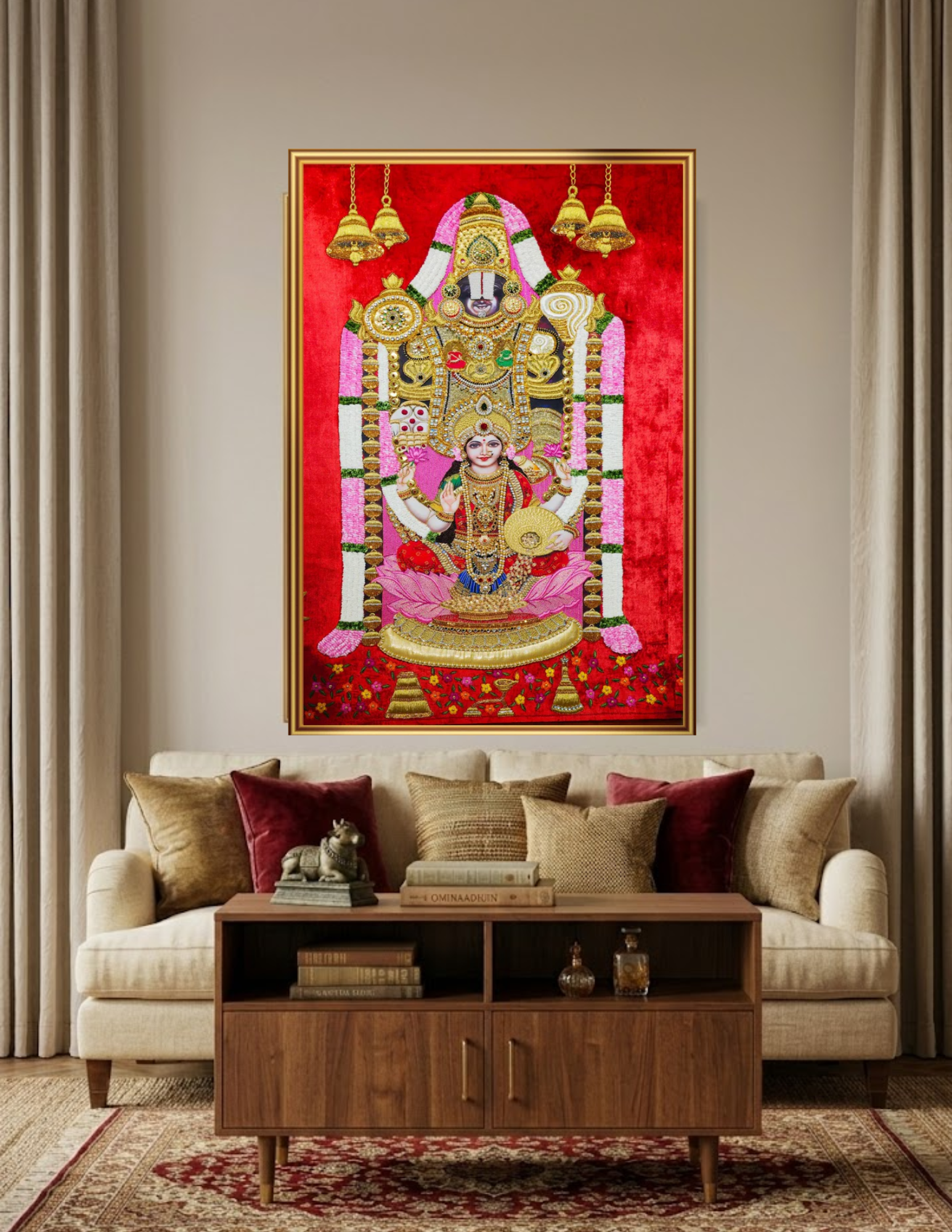 Tirupati with Lakshmi Tapestry
