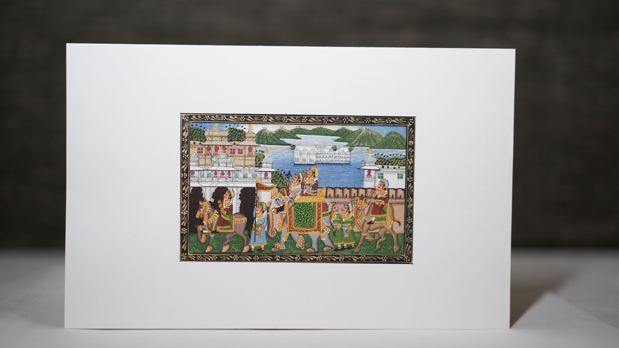 Udaipur Royal Procession Painting