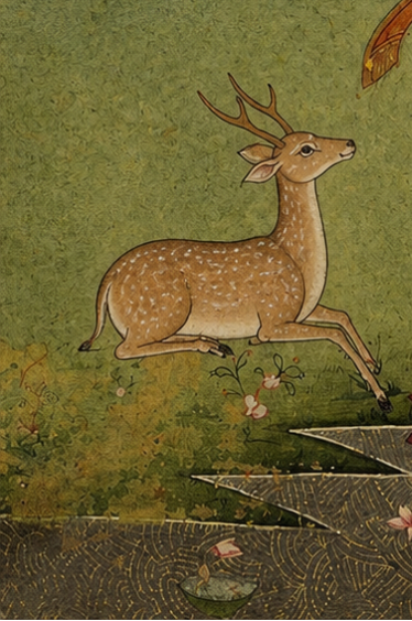 Handpainted – “Venu Vilasa”: Contemporary Krishna Painting