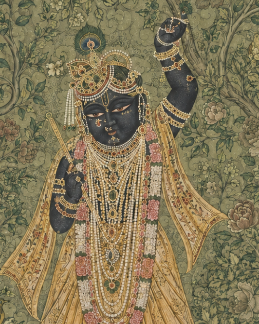 Handpainted – “Vriksha Shringar”: Sacred Tree Heritage Painting