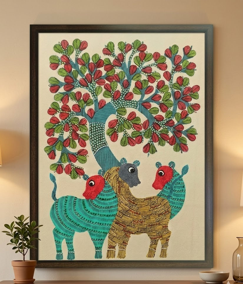 Van Leela – “Forest Reverie” Gond Art