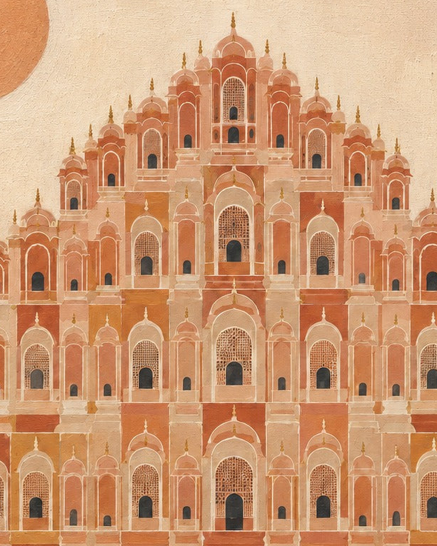 Indo-Bauhaus – “Vāyu Gavāksha”: Abstraction of Jaipur’s Hawa Mahal