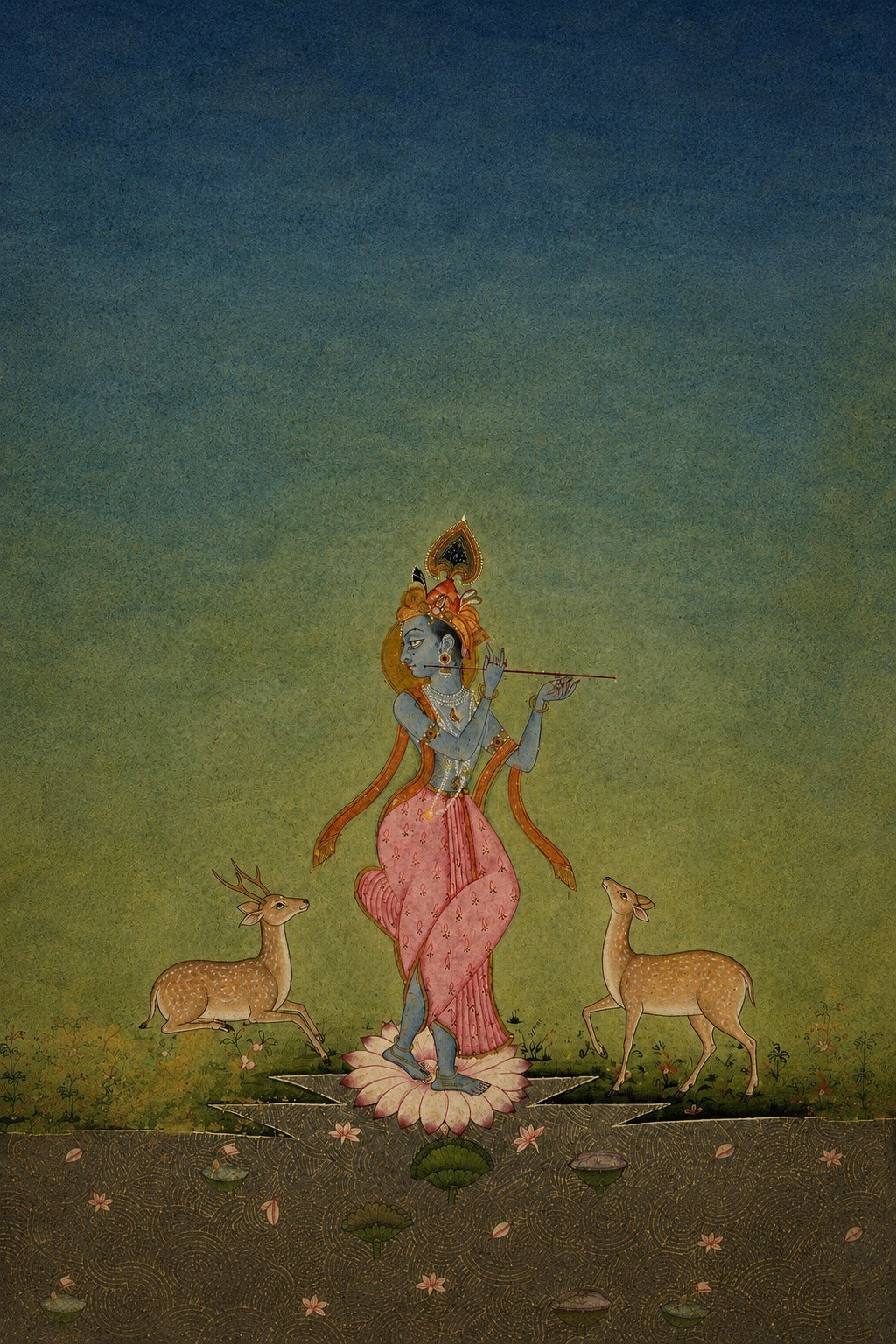Pichwai – “Venu Vilasa”: Contemporary Krishna Painting