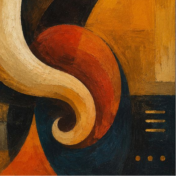Pichwai – “Vighna Vinashak”: Cubist Ganesha
