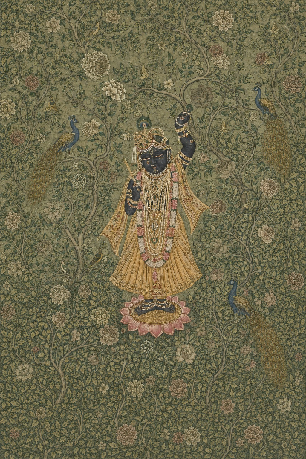 Pichwai – “Vriksha Shringar”: Sacred Tree Heritage Painting