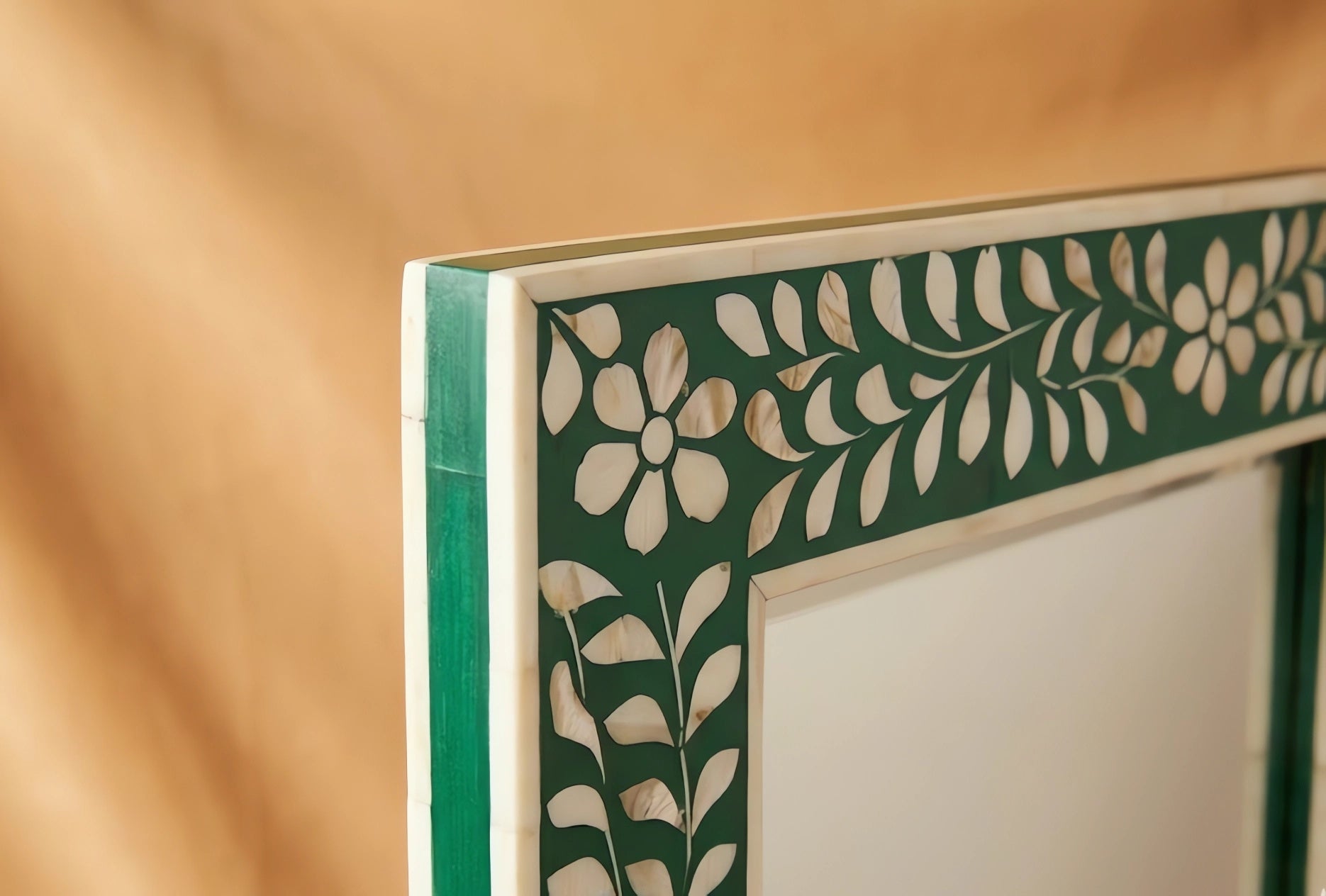 Vine Mother of Pearl Inlay Wall Mirror