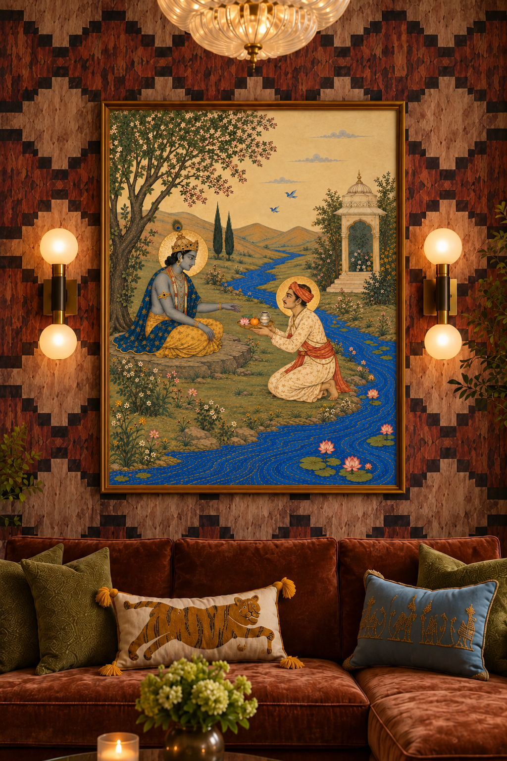 Ch. 9 'Bhakti' The Offering of Devotion, Bhagavad Gita — Indian Epics Prints
