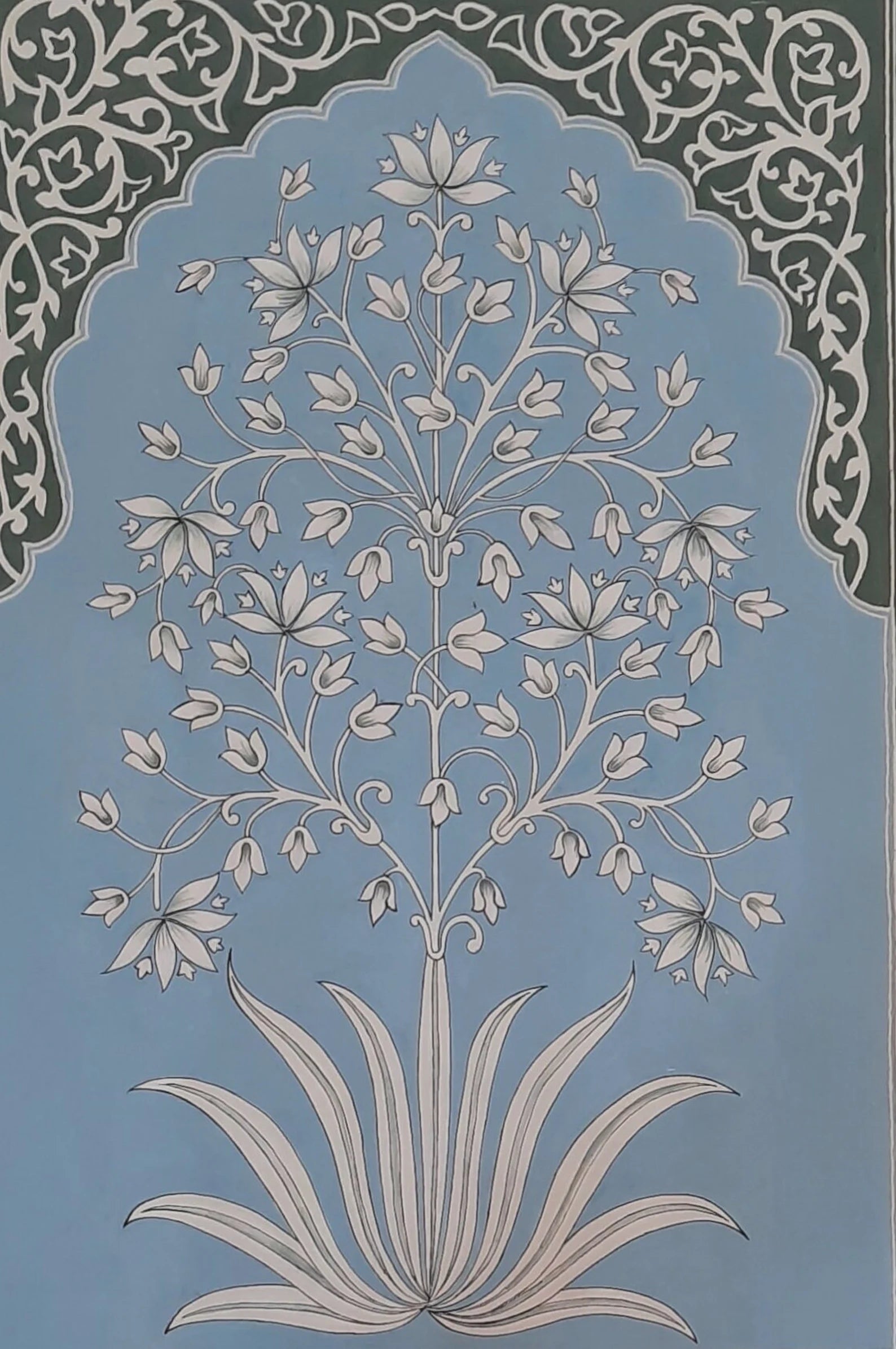 Close-up watercolor floral painting showing gentle brushwork and subtle color transitions