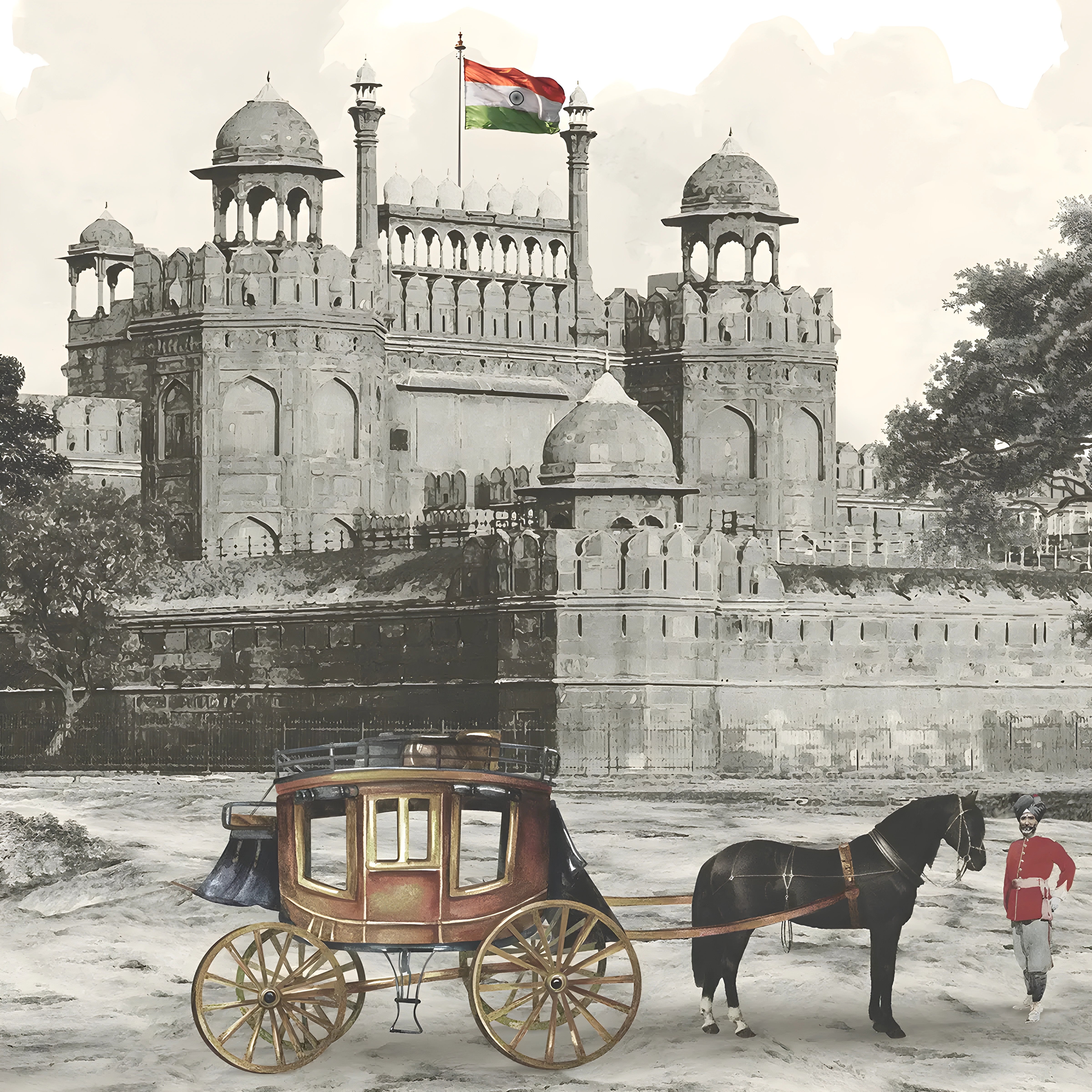 Golden Bazaar : “Dilli Chowk” Wallpaper