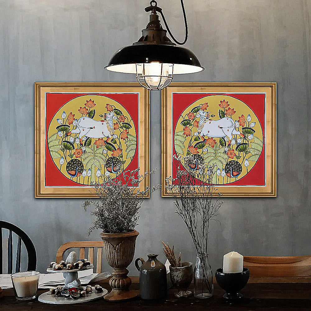 Cows Pichwai Painting