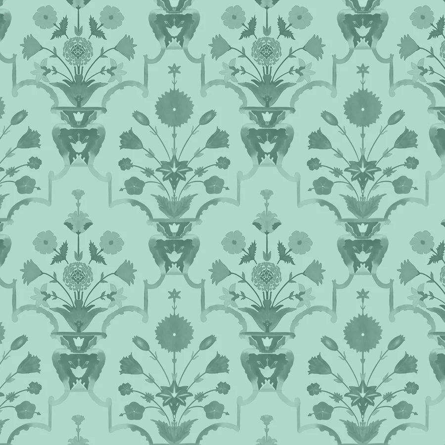 Verdant Grandeur: "Bagh" Wallpaper
