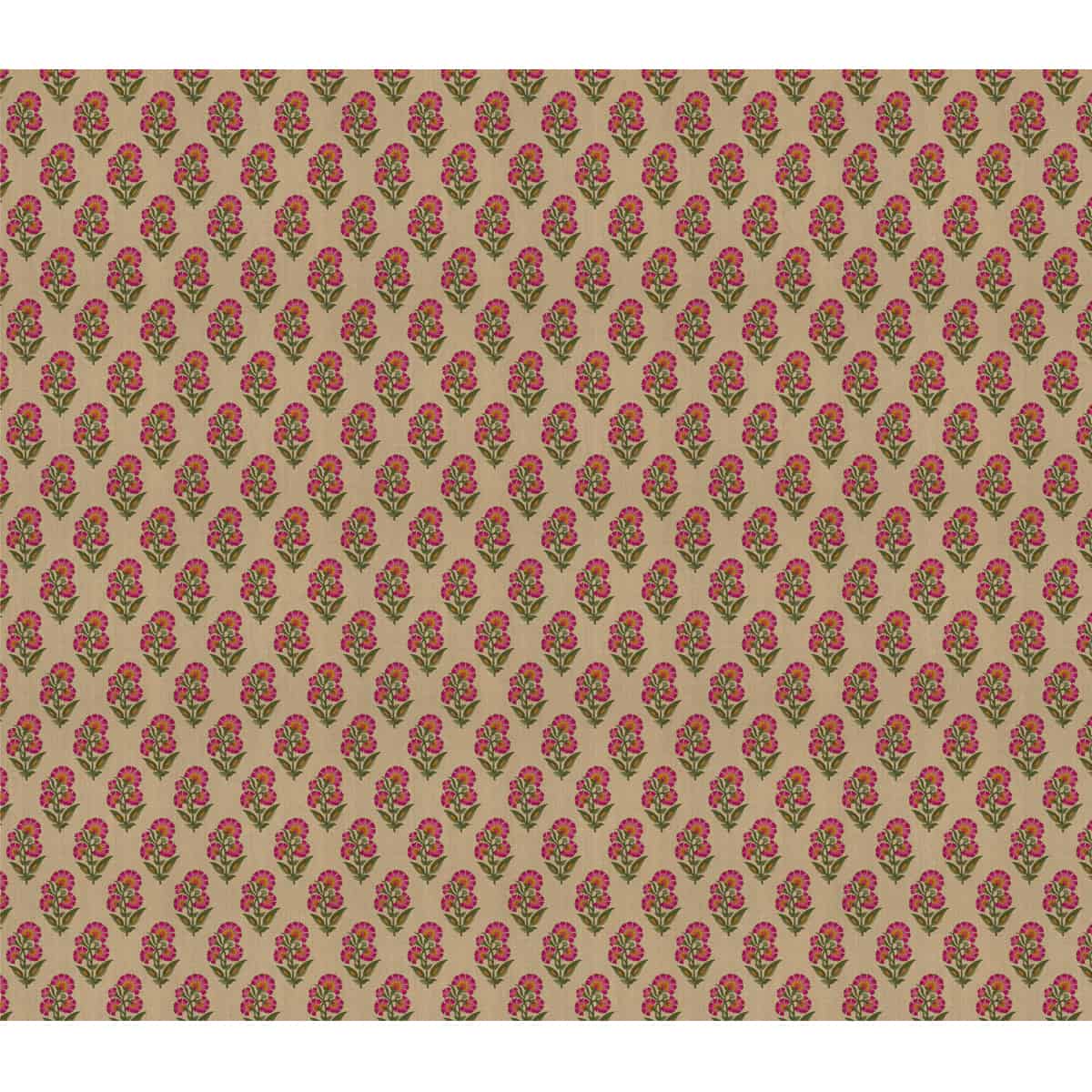 Floral wall design inspired by Guldawdi showcasing chrysanthemum patterns with refined detailing and balanced composition