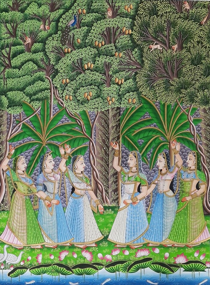 Pichwai- Gopis Painting