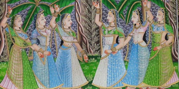 Pichwai- Gopis Painting