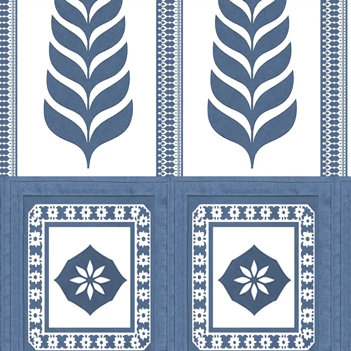 Architectural Motifs: “Indigo Grove” Border