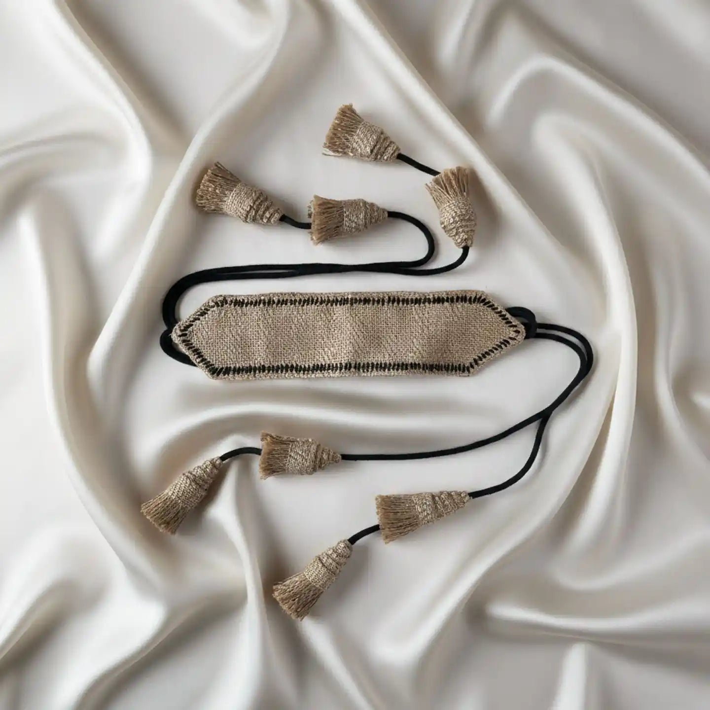 Kaya Handcrafted Jute Curtain Tieback