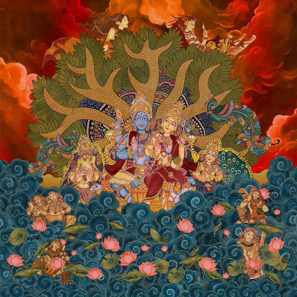 Divine Lotus : “Kailasa Kamal” Wallpaper