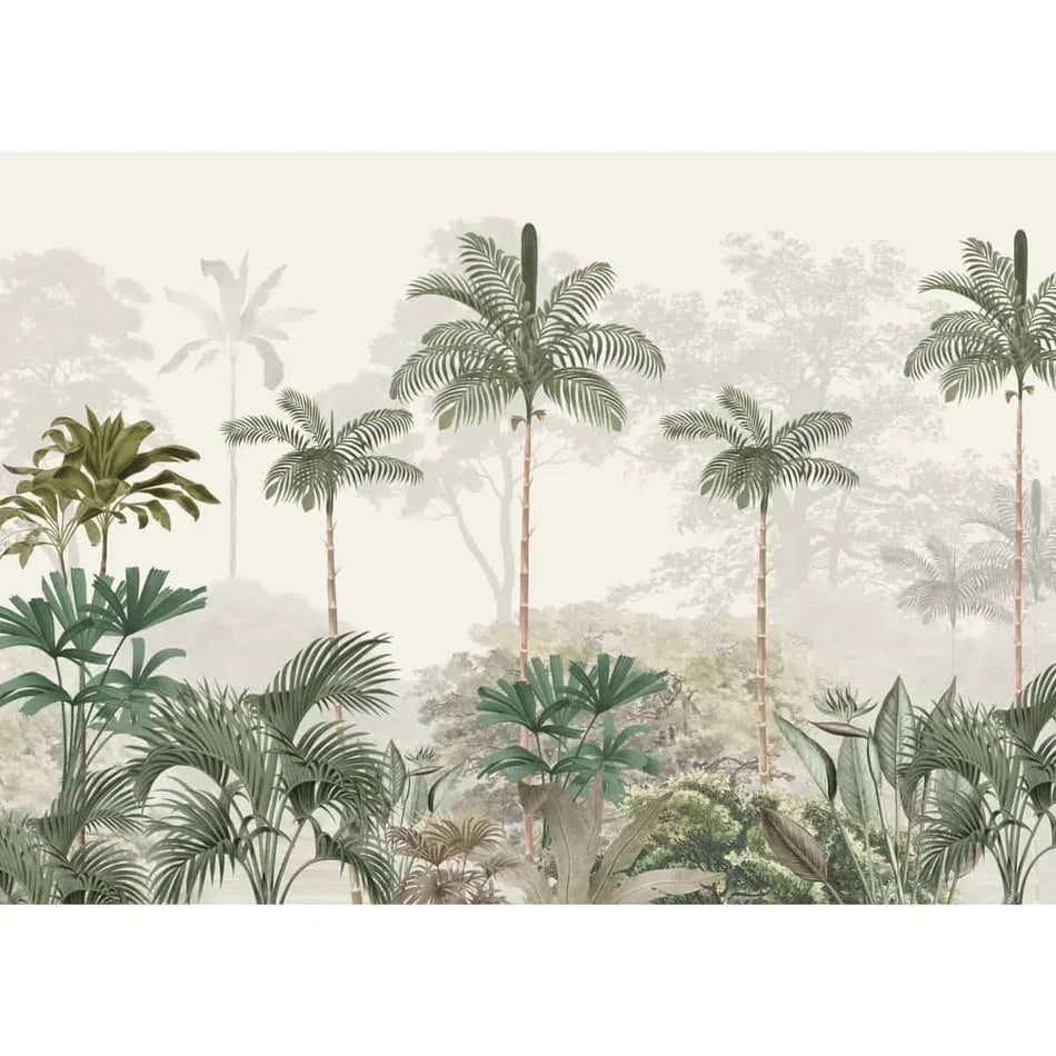 Kovalam wallpaper - Customized forest wallpaper with tropical palm trees