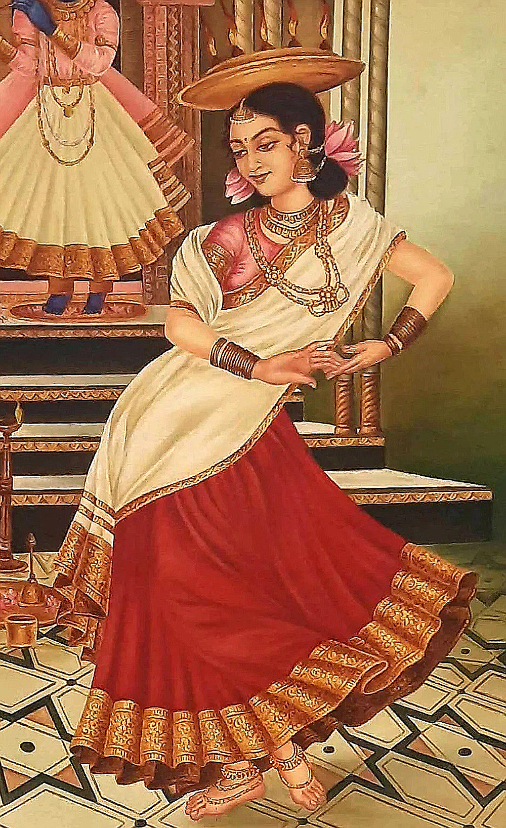 Handmade Lord Krishna Oil Painting