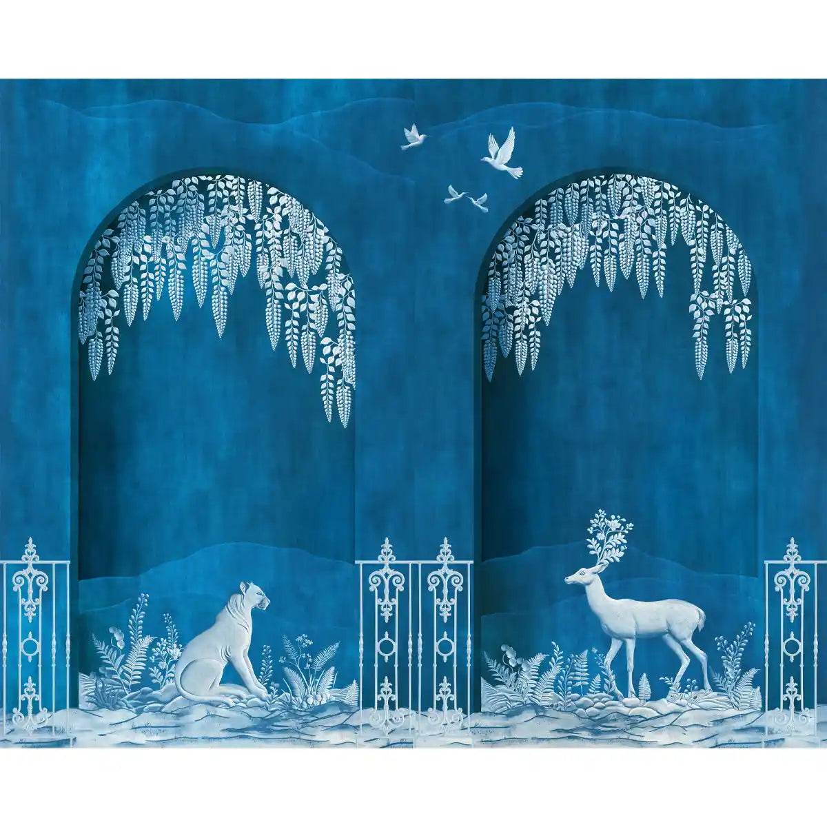 Architectural Fables: “Neel Upvan” Wallpaper