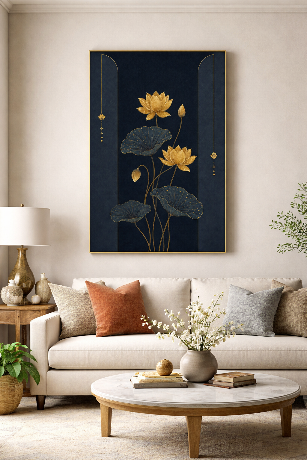 Pichwai – “Nisha Kamal”: The Lotus of the Night