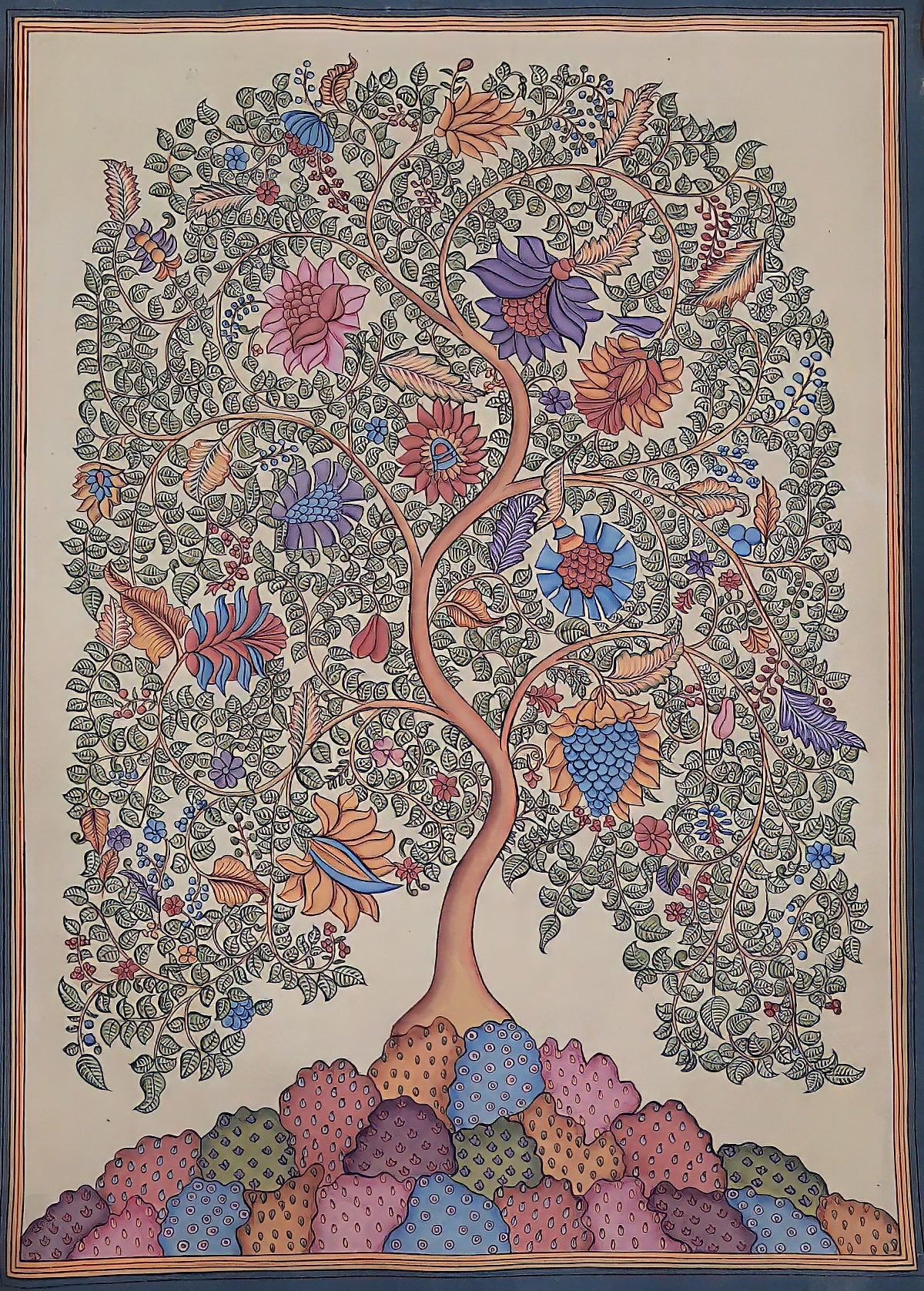 Tree Of Life 'Pichwai' Painting