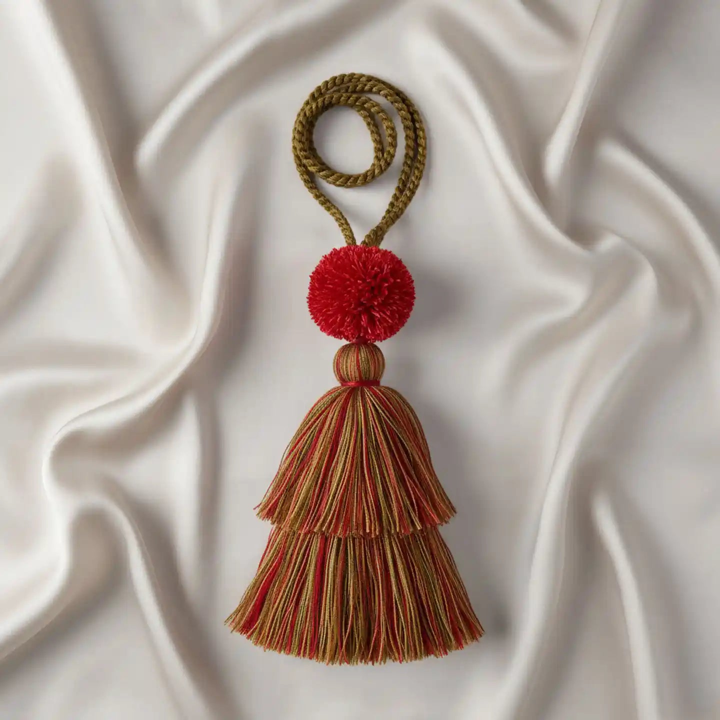 Autumn Flame Handcrafted Curtain Tieback
