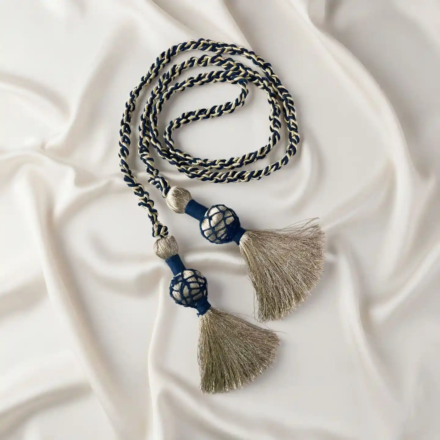 Regal Twist Handcrafted Caged Curtain Tieback