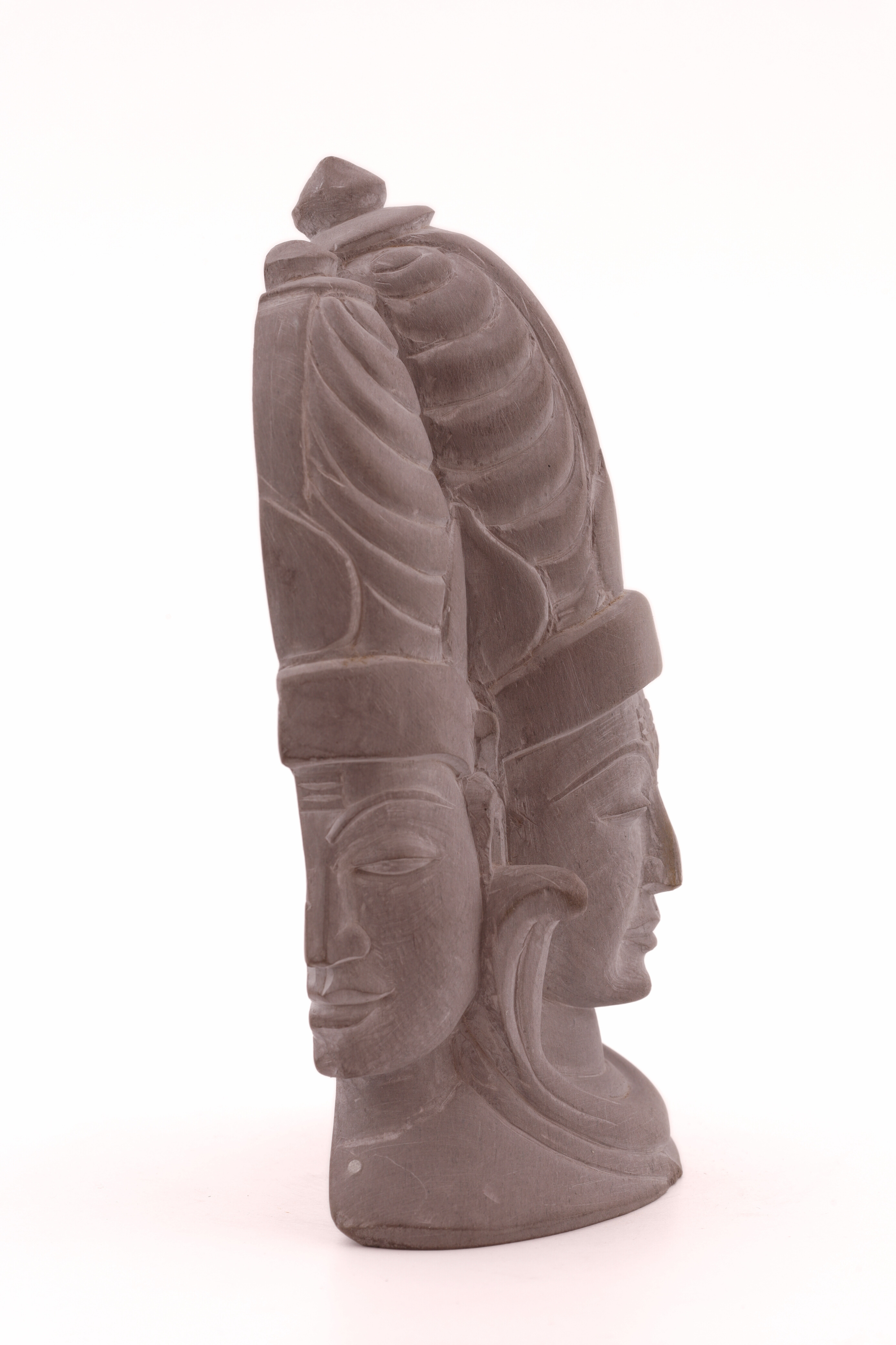 Shiva trinity stone home décor sculpture designed to bring divine energy and peaceful balance to interiors