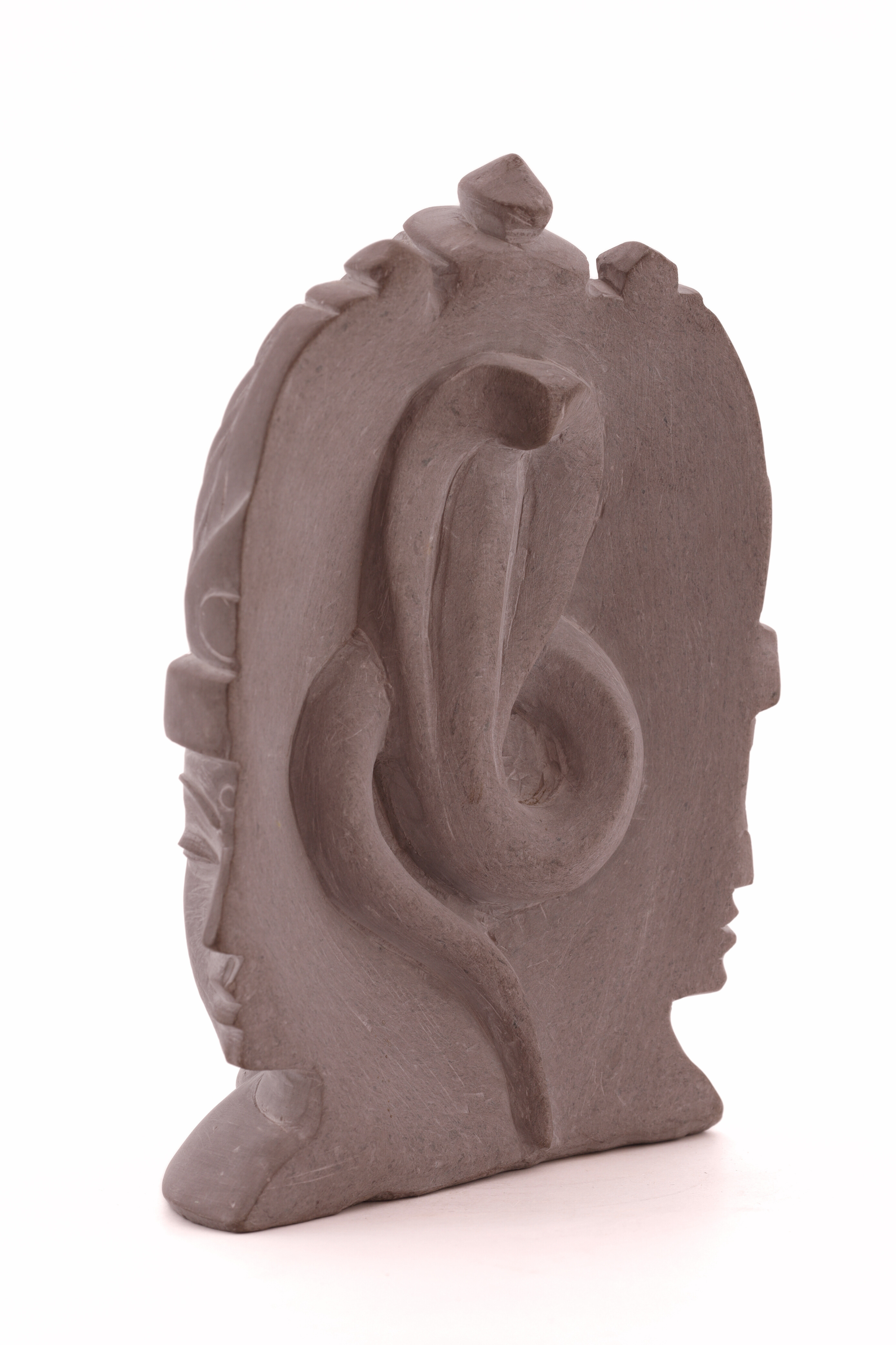 Spiritual stone Shiva sculpture designed to convey calm, protection, and divine balance in sacred living spaces