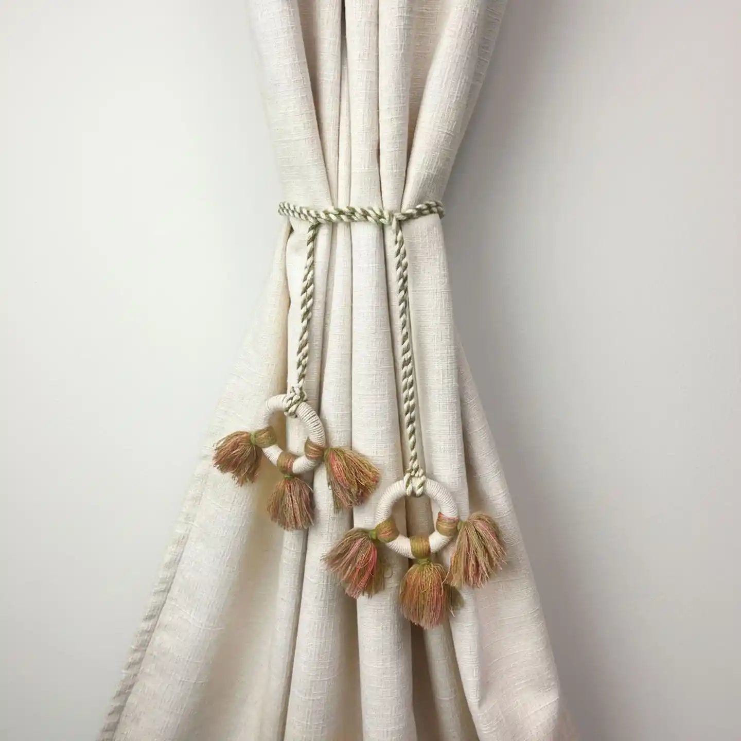 Springhaven Handcrafted Macrame Curtain Tieback