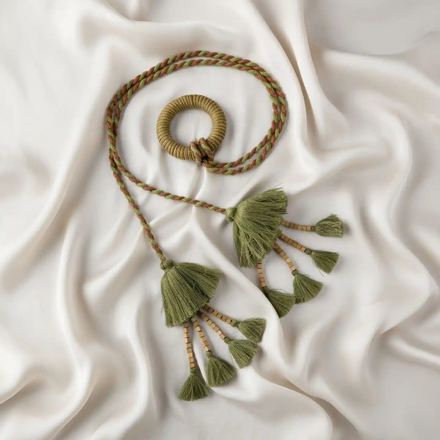 Woodland Essence Handcrafted Beaded Curtain Tieback