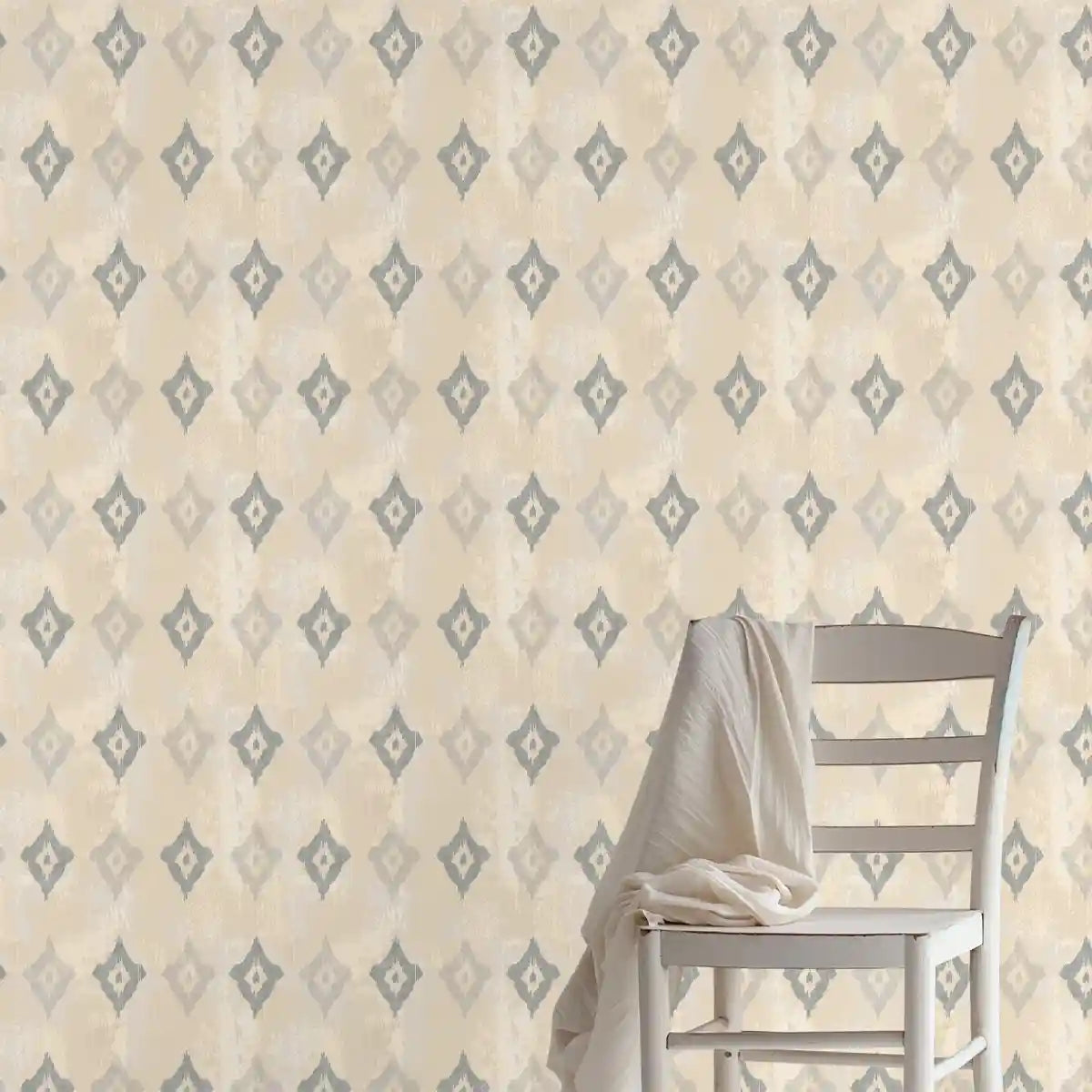 Beige Color Bedroom Wallpaper