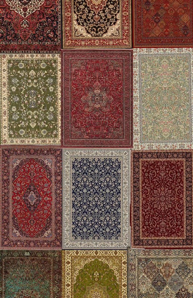 silk carpets from India and Persia by Brahm collection